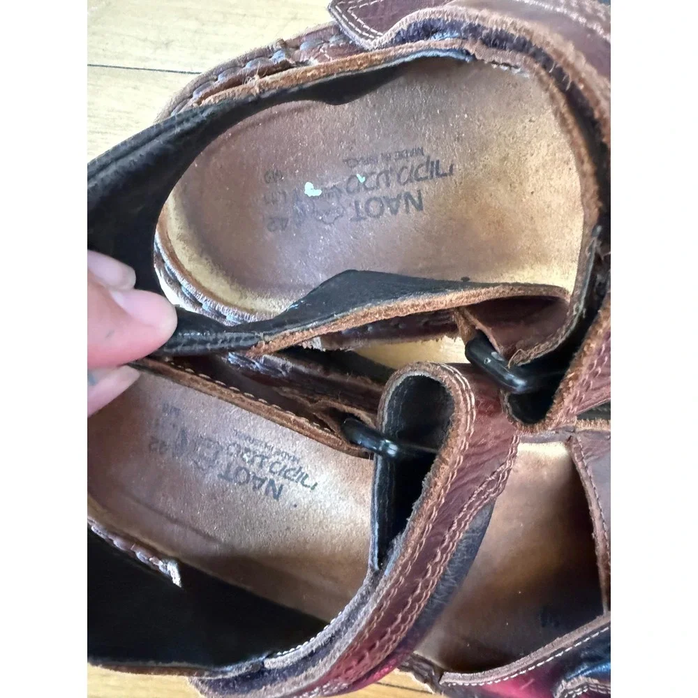 Naot Lappland mens scandinavian collection in buffalo leather sandals